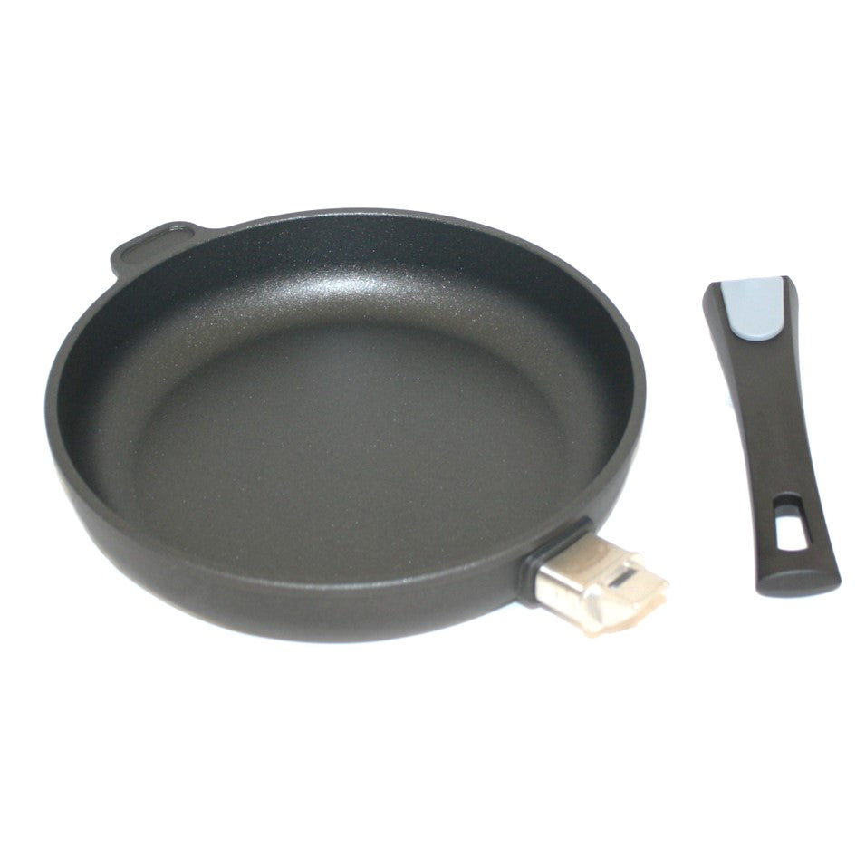 Pfannen Joschi Flachrand Pfanne 24 cm abnehmbarer Stiel für alle Herdarten (inklusiv Induktion)