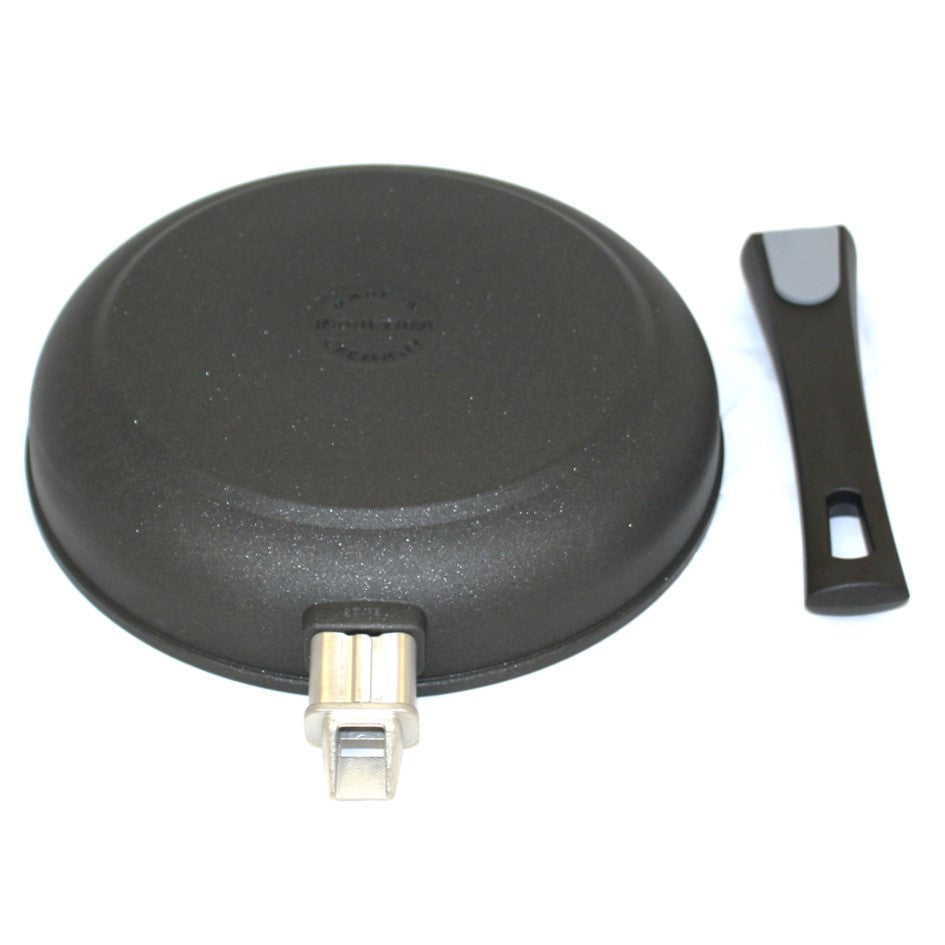 Pfannen Joschi Flachrand Pfanne 24 cm abnehmbarer Stiel für alle Herdarten (inklusiv Induktion)