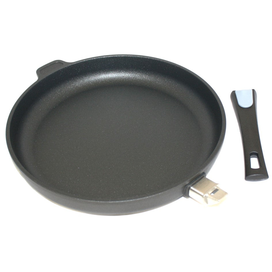 Pfannen Joschi Flachrand Pfanne 32 cm abnehmbarer Stiel für alle Herdarten (inklusiv Induktion)
