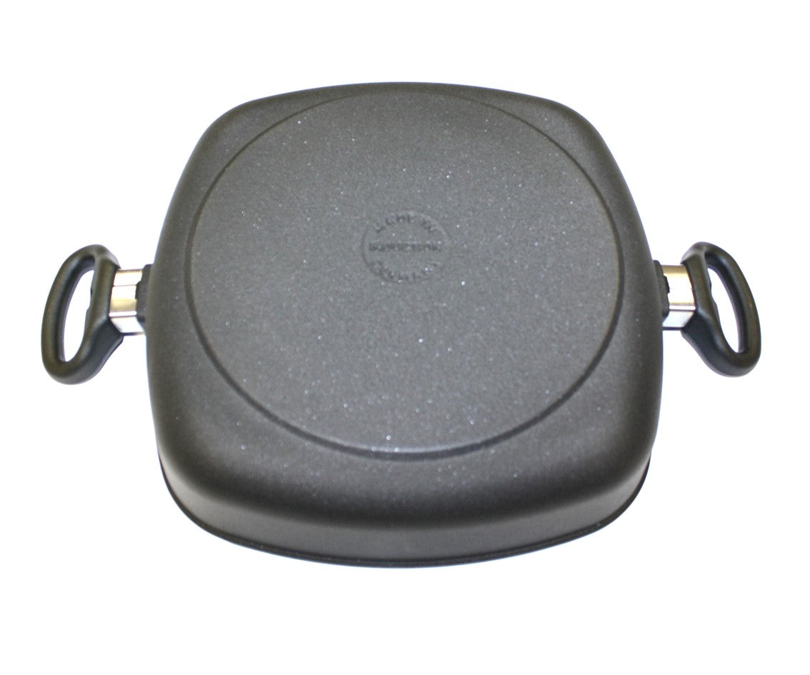 Pfannen Joschi Bratentopf 28x28cm viereckig 10cm hoch für alle Herdarten (inklusiv Induktion)