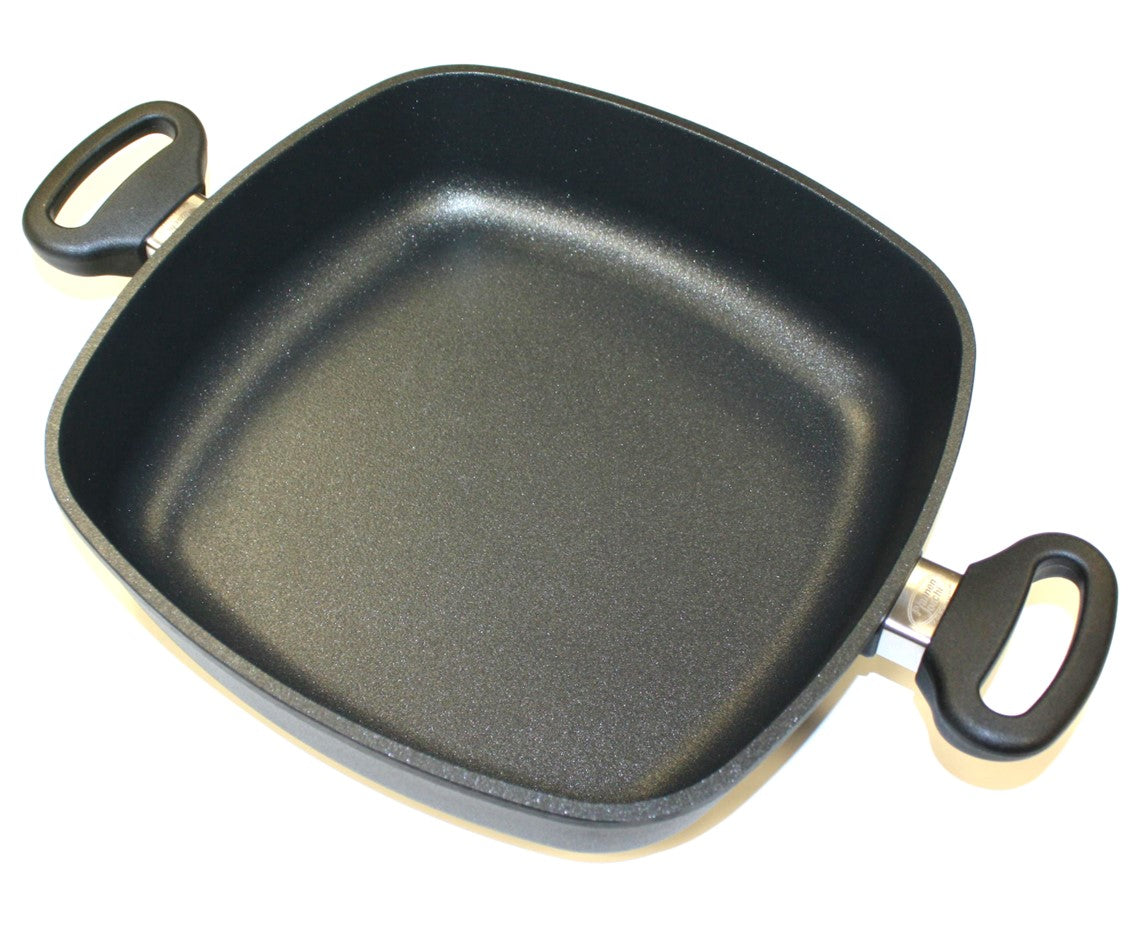 Pfannen Joschi Brat-Kasserolle 28x28cm viereckig 7cm hoch für alle Herdarten (inklusiv Induktion)