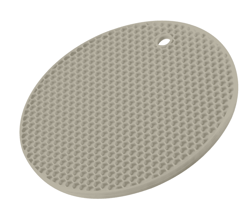 Waben-Untersetzer rund