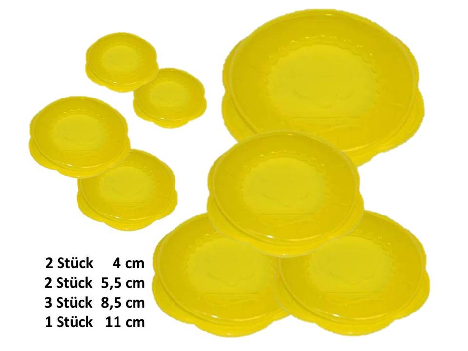 Stretchi Silikon 8er Set Überziehdeckel