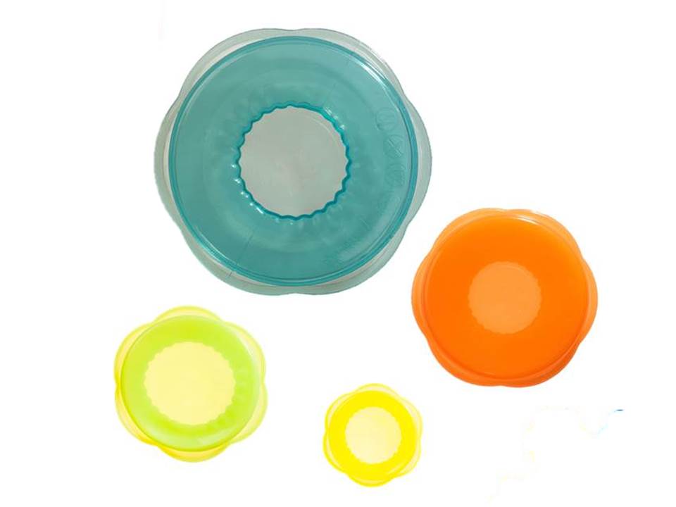 Stretchi Silikon 4er Set Überziehdeckel