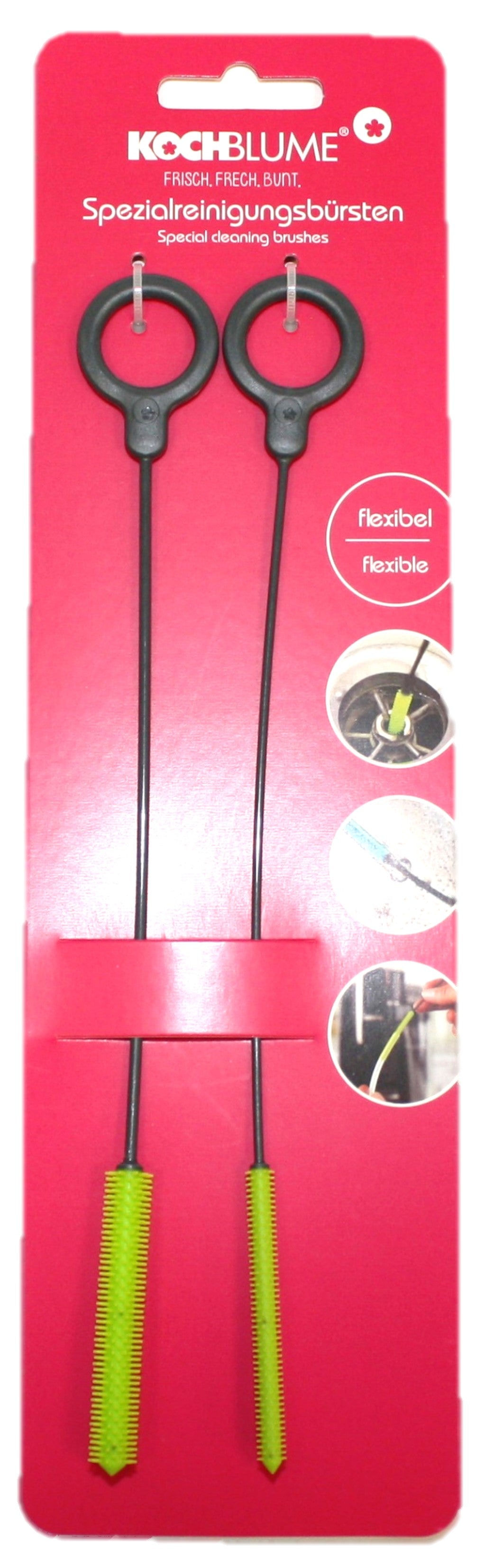 Kochblumen Silikon Spezialreinigungsbürsten Set