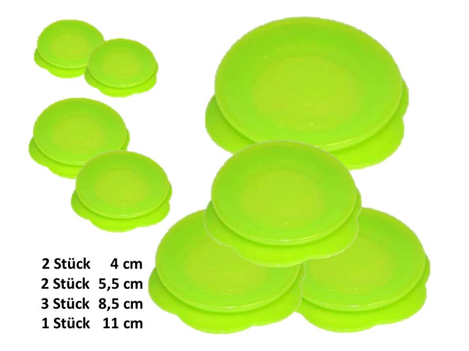Stretchi Silikon 8er Set Überziehdeckel