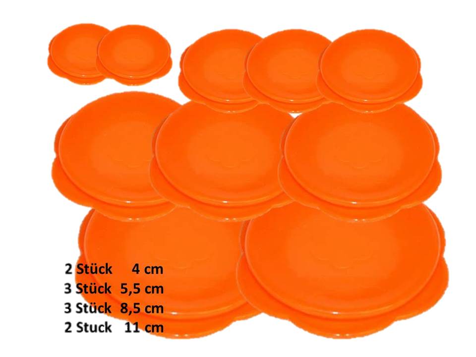 Stretchi Silikon 10er Set Überziehdeckel