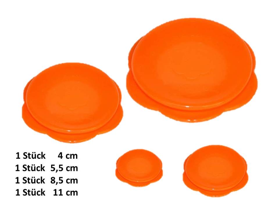 Stretchi Silikon 4er Set Überziehdeckel