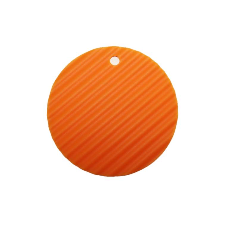 Silikon Topflappen / Topfuntersetzer Rillen rund