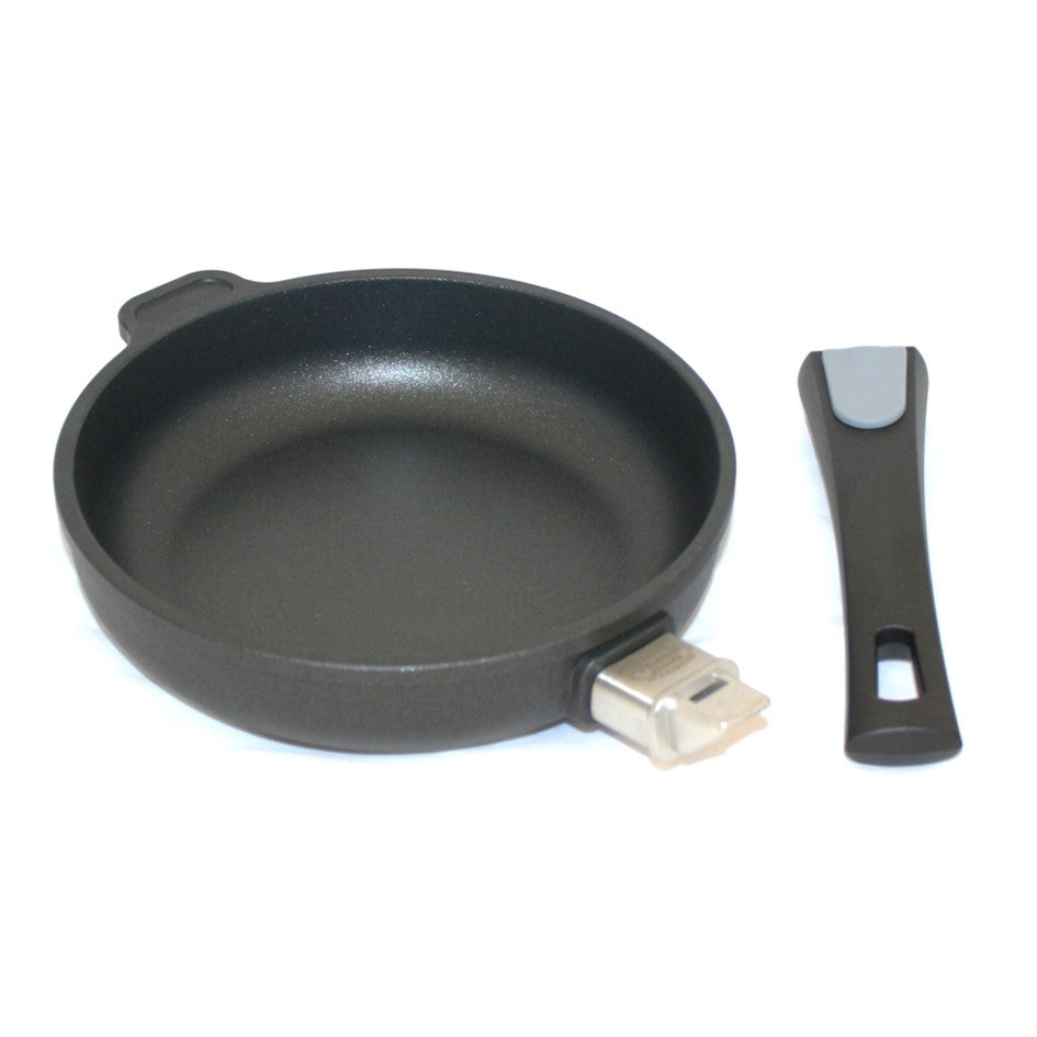 Pfannen Joschi Flachrand Pfanne 20 cm abnehmbarer Stiel für alle Herdarten (inklusiv Induktion)