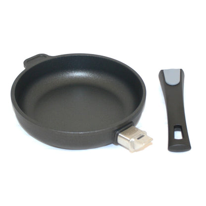 Pfannen Joschi Flachrand Pfanne 20 cm abnehmbarer Stiel für alle Herdarten (inklusiv Induktion)