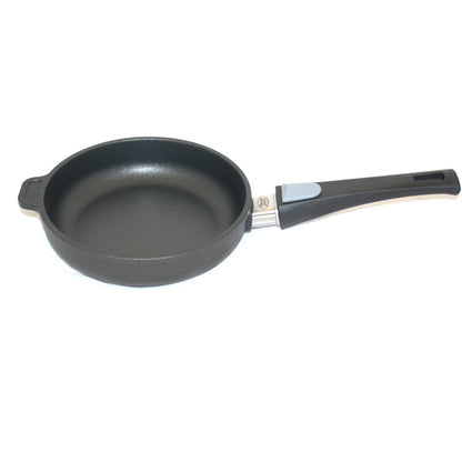 Pfannen Joschi Flachrand Pfanne 20 cm abnehmbarer Stiel für alle Herdarten (inklusiv Induktion)