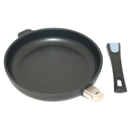 Pfannen Joschi Flachrand Pfanne 26 cm abnehmbarer Stiel für alle Herdarten (inklusiv Induktion)