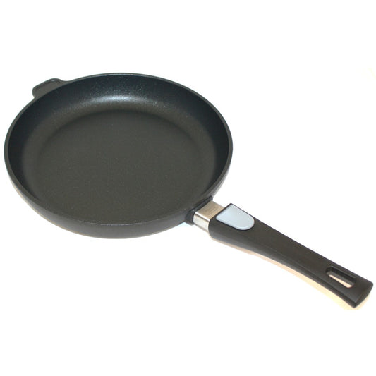 Pfannen Joschi Flachrand Pfanne 28 cm abnehmbarer Stiel für alle Herdarten (inklusiv Induktion)