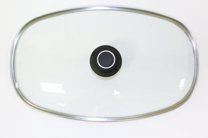 Glasdeckel für Bräter klein 32 x 20,5 cm
