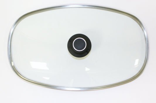Glasdeckel für Bräter groß 40,2 x 23,8 cm