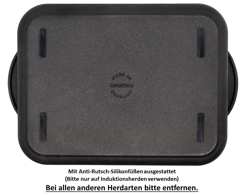 Pfannen Joschi Bratreine / Auflaufform für alle Herdarten (inklusiv Induktion)