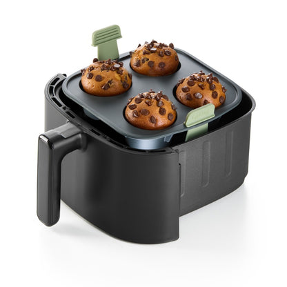 Muffinform für Heißluftfritteuse, 4 Mulden
