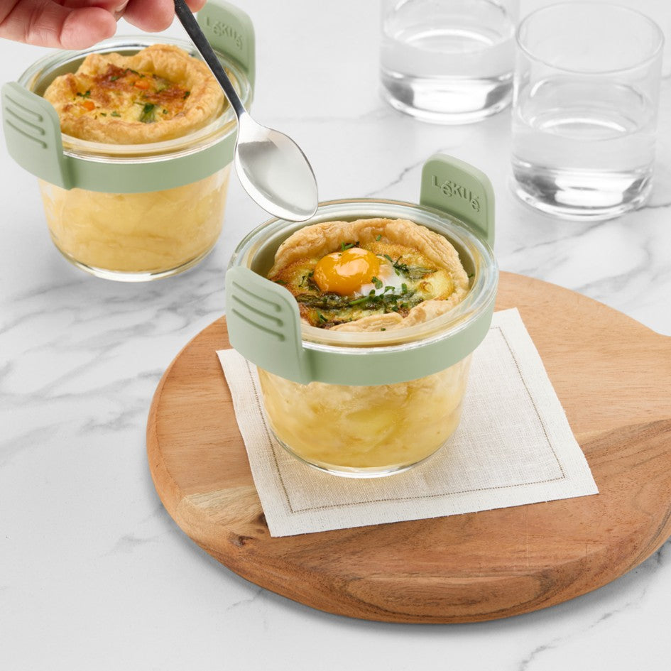 Mini-Glasbecher für Heißluftfritteuse, 4er-Set