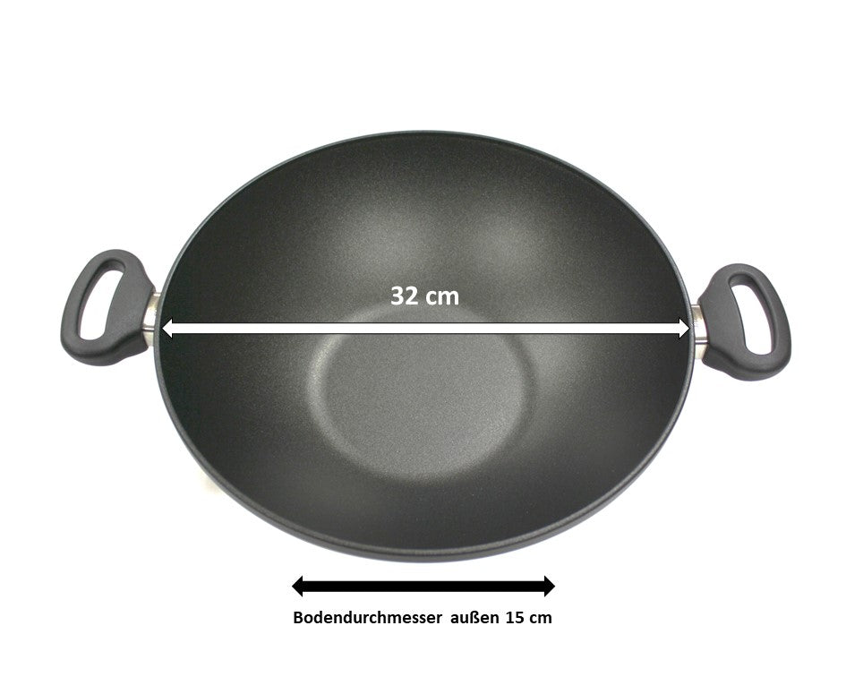 Pfannen Joschi Wok 32 cm für alle Herdarten (inklusiv Induktion)