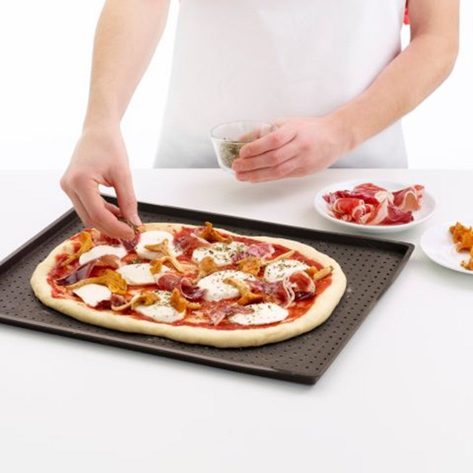 Rechteckige Pizza-Crisper-Matte