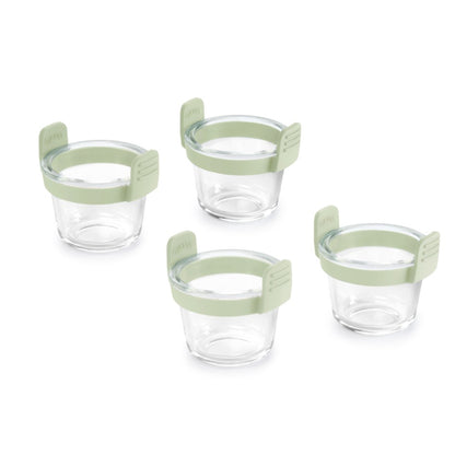 Mini-Glasbecher für Heißluftfritteuse, 4er-Set