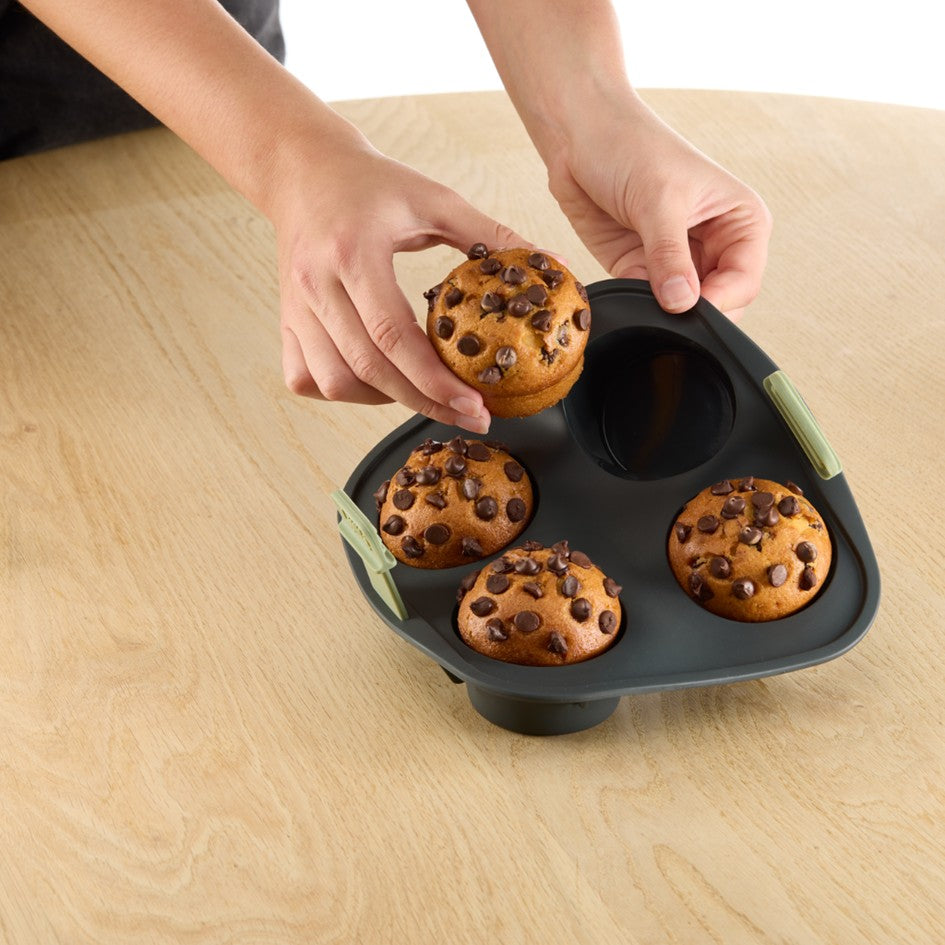 Muffinform für Heißluftfritteuse, 4 Mulden