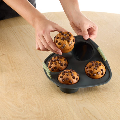 Muffinform für Heißluftfritteuse, 4 Mulden