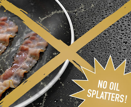 Pfannen Silikon Spritzschutz flexibel CookHeart