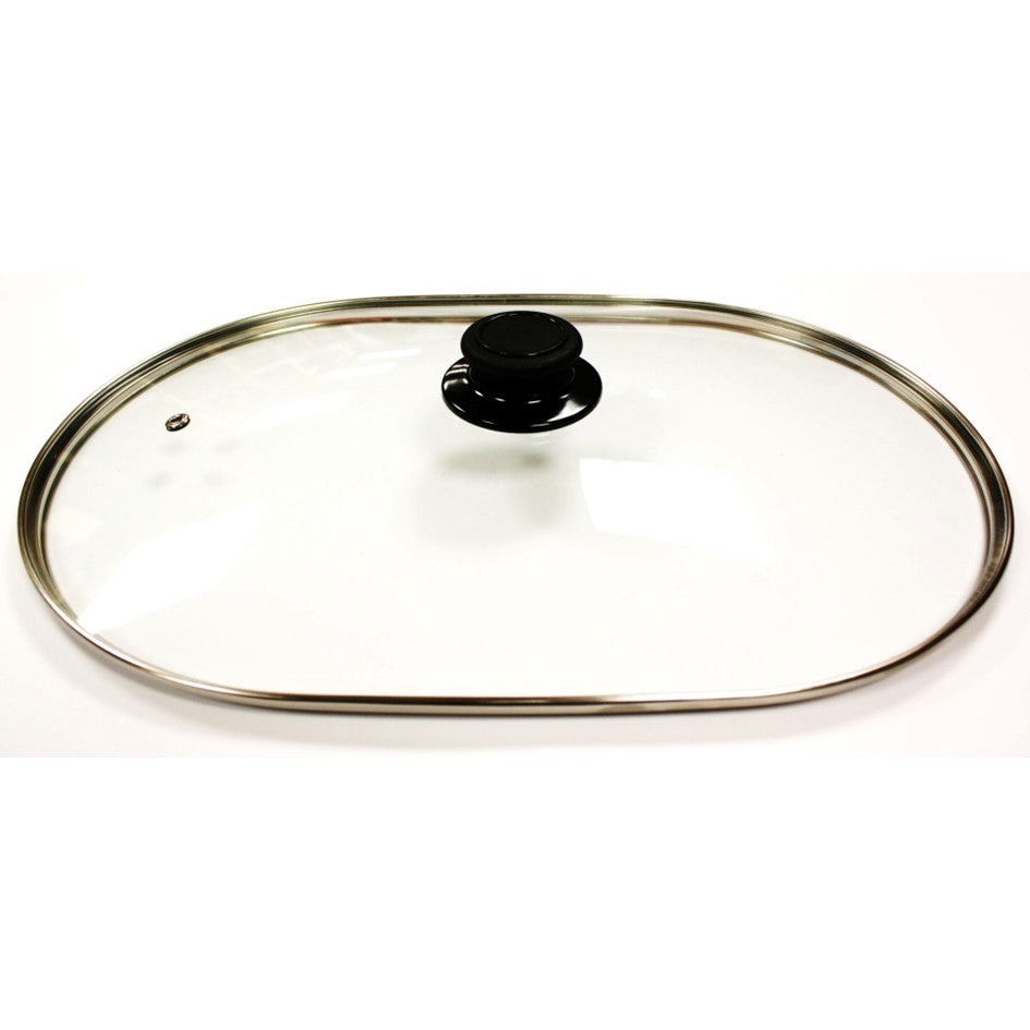 Glasdeckel für Pfannen Joschi Bräter groß 39,5 x 26,3cm