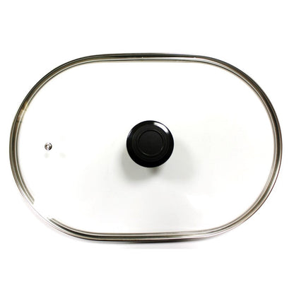 Glasdeckel für Pfannen Joschi Bräter groß 39,5 x 26,3cm